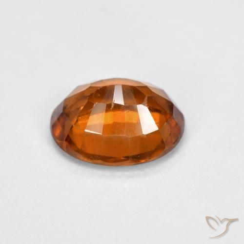 Granato hessonite Arancio medio-scuro naturale da 1.48 ct, Ovale, VS