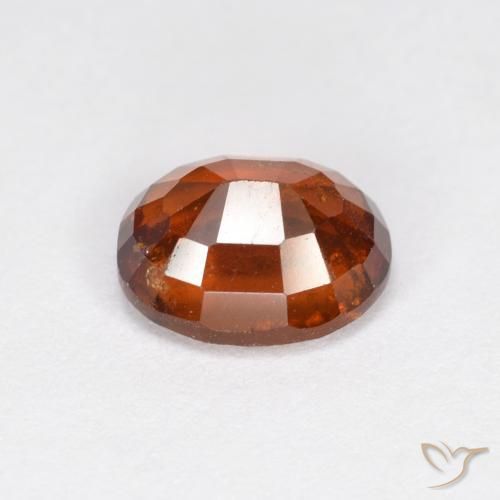 Granato hessonite Arancione scuro naturale da 1.43 ct, Ovale, VS-SI