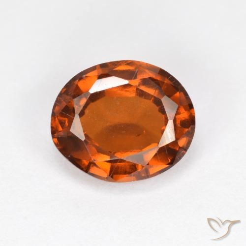 2.23ct Naturale Arancione Ambra Granato hessonite, Ovale, VS-SI