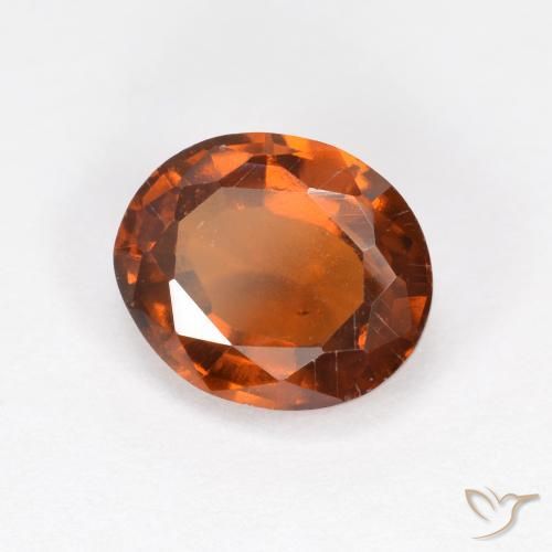 Granato hessonite Arancione Ambra naturale da 2.23 ct, Ovale, VS-SI