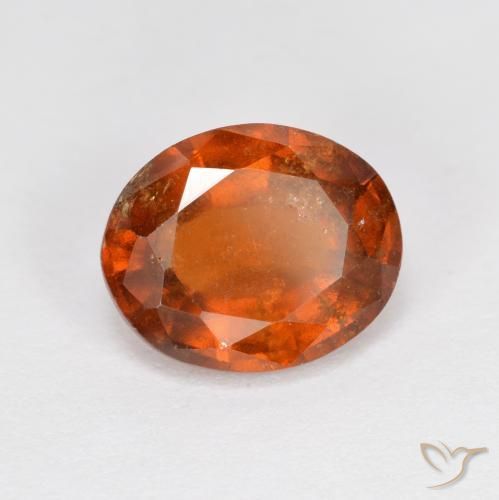 Granato hessonite Arancione Ambra naturale da 2.83 ct, Ovale, VS-SI