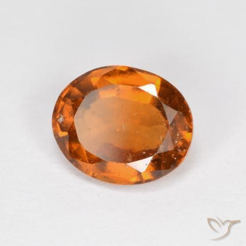 Granato hessonite Arancio medio-scuro naturale da 1.94 ct, Ovale, VS-SI
