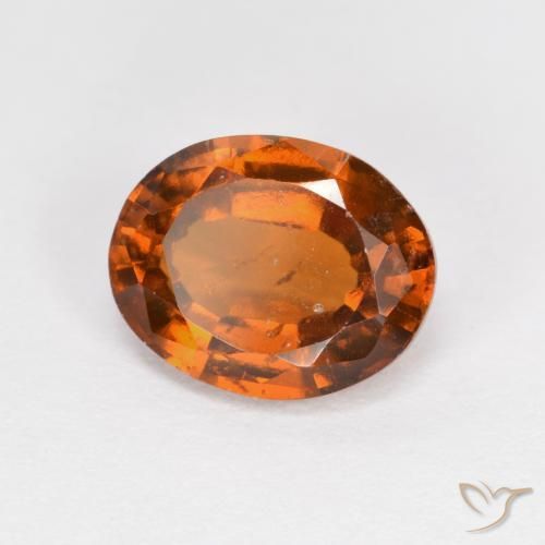Granato hessonite Arancio medio-scuro naturale da 2.14 ct, Ovale, VS