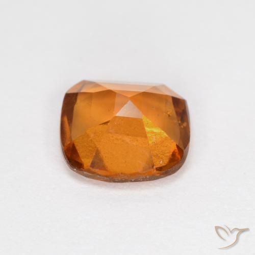 Granato hessonite Arancione scuro naturale da 1.55 ct, Cuscino, VS
