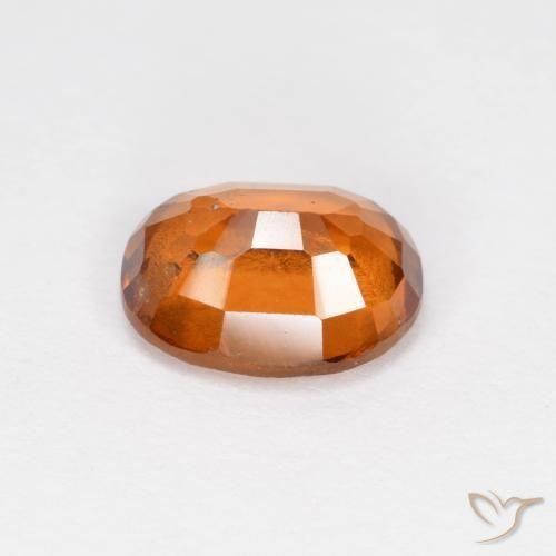 Granato hessonite Arancio medio-scuro naturale da 1.66 ct, Ovale, VS