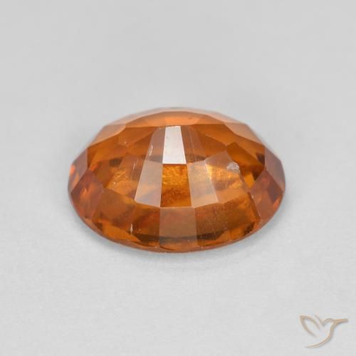Granato hessonite Arancio Medio naturale da 2.60 ct, Ovale, VS-SI