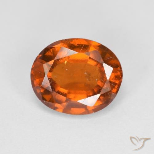 2.54ct Naturale Arancio Medio Granato hessonite, Ovale, VS-SI