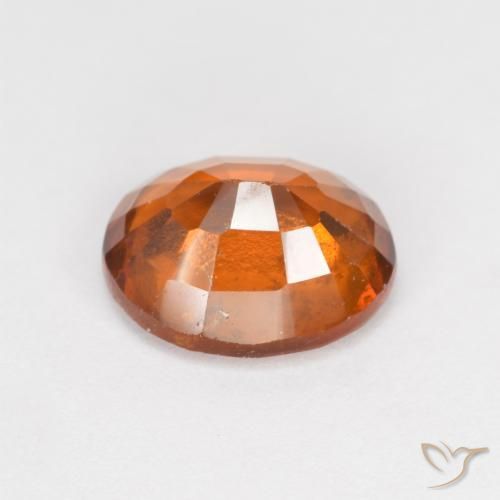 Granato hessonite Arancio Medio naturale da 2.54 ct, Ovale, VS-SI