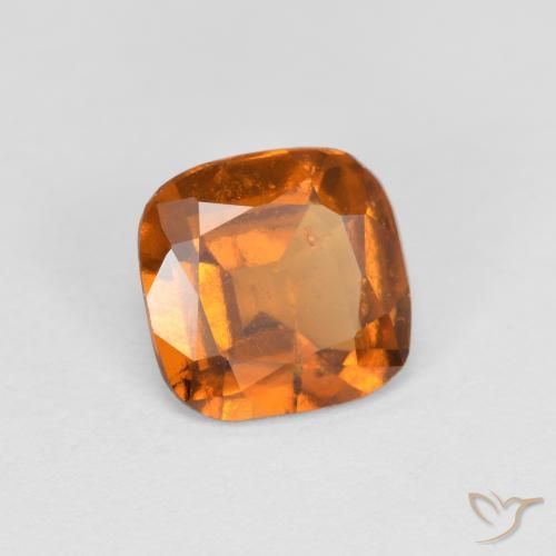 Granato hessonite Arancio Medio naturale da 1.40 ct, Cuscino, VS-SI