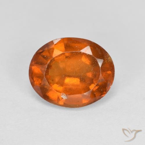 Granato hessonite Arancio Medio naturale da 2.27 ct, Ovale, VS-SI