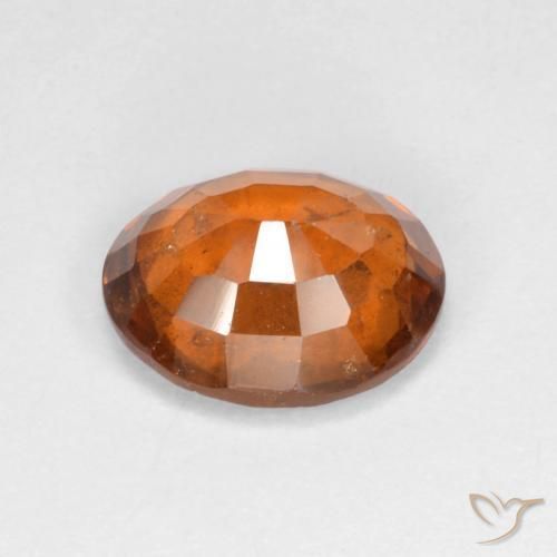 Granato hessonite Arancio medio-scuro naturale da 2.93 ct, Ovale, VS-SI