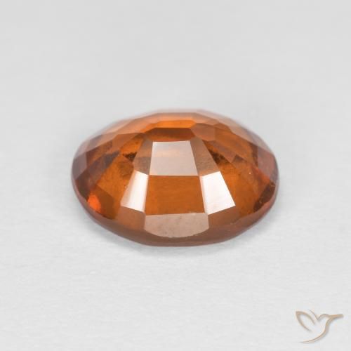 Granato hessonite Arancione scuro naturale da 1.82 ct, Ovale, VS