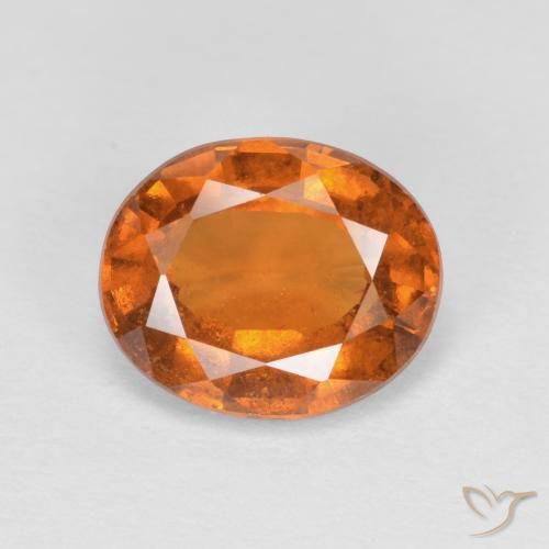 2.05ct Naturale Arancio Medio Granato hessonite, Ovale, VS