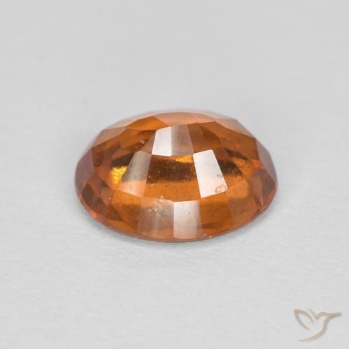 Granato hessonite Arancio giallastro naturale da 1.56 ct, Ovale, VS