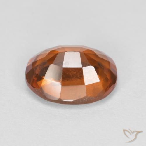 Granato hessonite Arancione scuro naturale da 2.06 ct, Ovale, VS