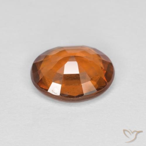 Granato hessonite Arancio Medio naturale da 1.42 ct, Ovale, VS