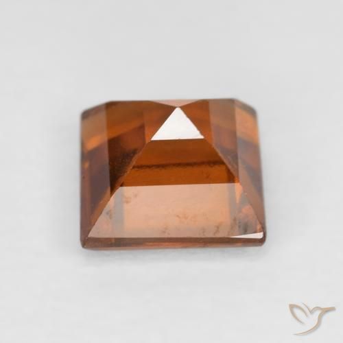 Granato hessonite Arancio giallastro naturale da 1.49 ct, Quadrato, VS