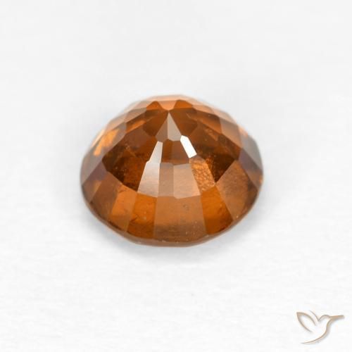 Granato hessonite Arancio Medio naturale da 1.05 ct, Rotondo, VS