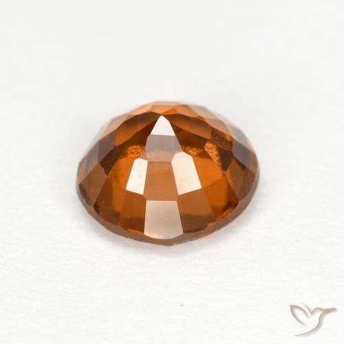 Granato hessonite Arancio medio-scuro naturale da 1.06 ct, Rotondo, VS