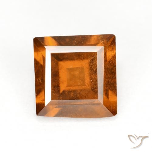 1.82ct Naturale Arancione scuro Granato hessonite, Quadrato, VS