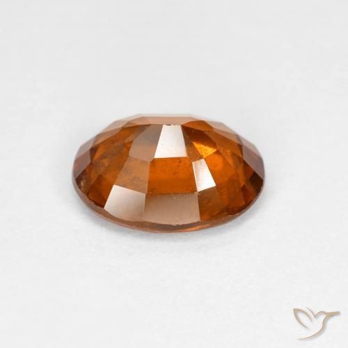 Granato hessonite Arancione rossastra naturale da 1.86 ct, Ovale, VS-SI
