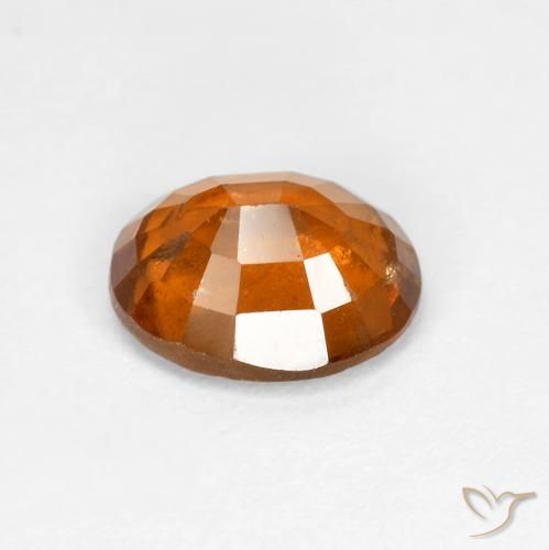 Granato hessonite Arancione scuro naturale da 1.69 ct, Ovale, VS