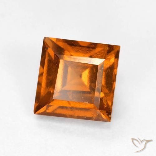 Granato hessonite Arancio medio-scuro naturale da 1.05 ct, Quadrato, VS-SI