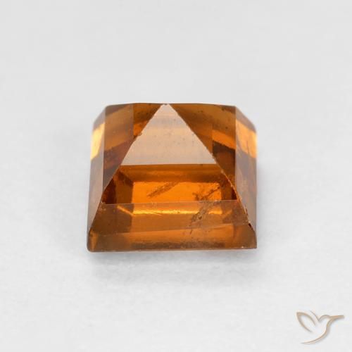 Granato hessonite Arancio medio-scuro naturale da 1.08 ct, Quadrato, VS-SI