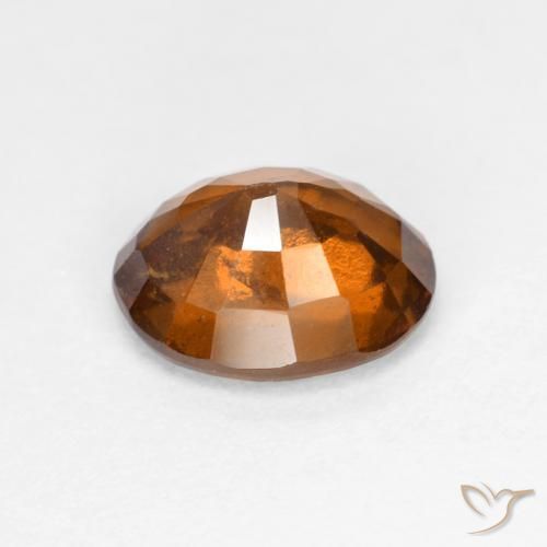 Granato hessonite Arancione scuro naturale da 1.81 ct, Ovale, VS-SI