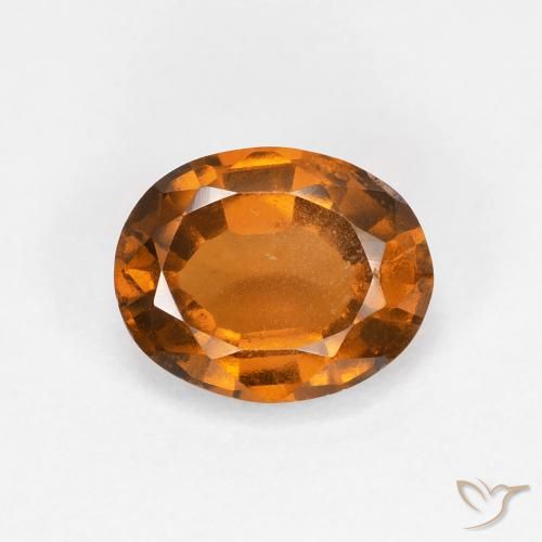 1.24ct Naturale Arancio Medio Granato hessonite, Ovale, VS