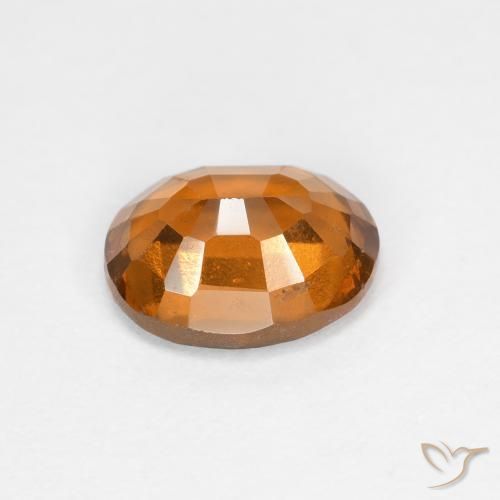 Granato hessonite Arancio Medio naturale da 1.24 ct, Ovale, VS