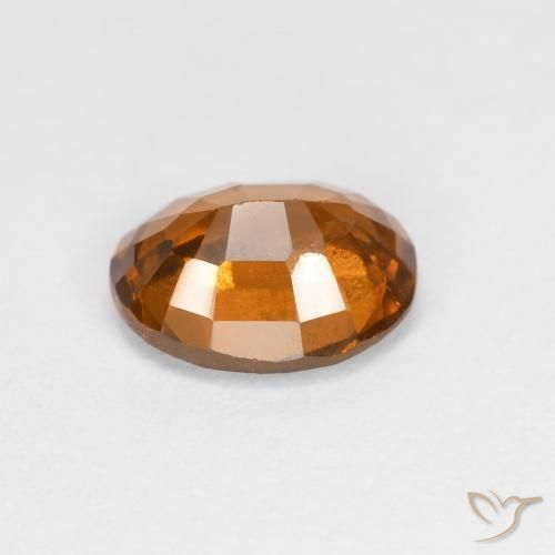 Granato hessonite Arancione scuro naturale da 1.34 ct, Ovale, VS