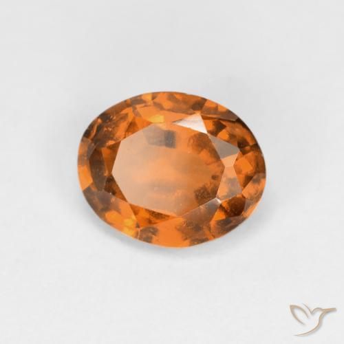 Granato hessonite Arancione Ambra naturale da 1.10 ct, Ovale, VS
