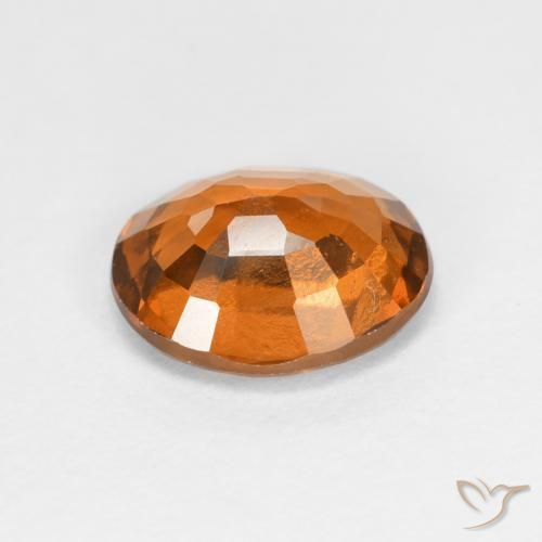 Granato hessonite Arancio giallastro naturale da 2.03 ct, Ovale, VS