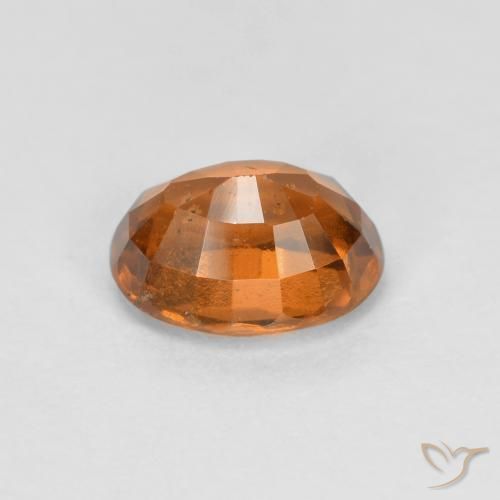 Granato hessonite Arancione scuro naturale da 1.25 ct, Ovale, VS