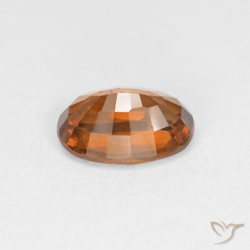 Granato hessonite Arancio medio-scuro naturale da 0.92 ct, Ovale, VS