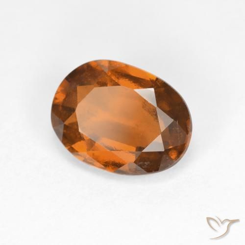 Granato hessonite Arancio medio-scuro naturale da 2.02 ct, Ovale, VS