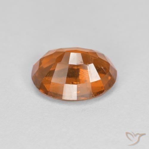 Granato hessonite Arancio medio-scuro naturale da 1.67 ct, Ovale, VS