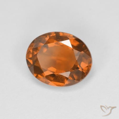 Granato hessonite Arancio medio-scuro naturale da 1.99 ct, Ovale, VS