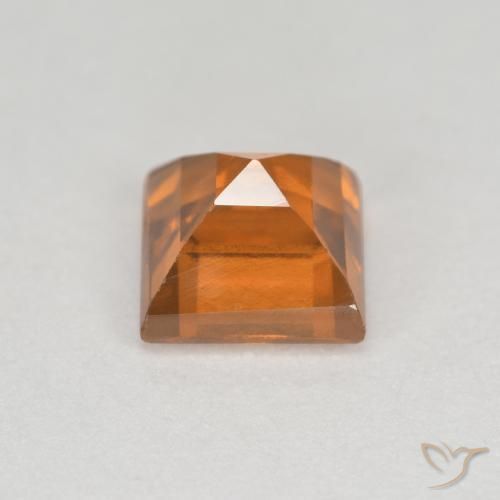 Granato hessonite Arancio Medio naturale da 1.48 ct, Quadrato, VS