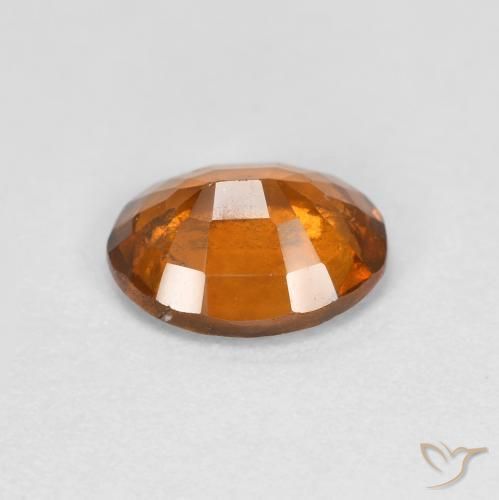 Granato hessonite Arancio Medio naturale da 1.23 ct, Ovale, VS