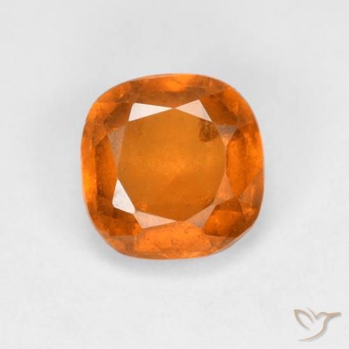1.19ct Naturale Arancio Medio Granato hessonite, Cuscino, VS