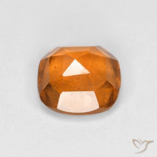 Granato hessonite Arancio Medio naturale da 1.19 ct, Cuscino, VS