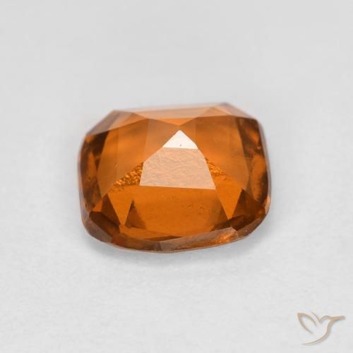 Granato hessonite Arancio giallastro naturale da 1.38 ct, Ottagonale / Taglio smeraldo, VS