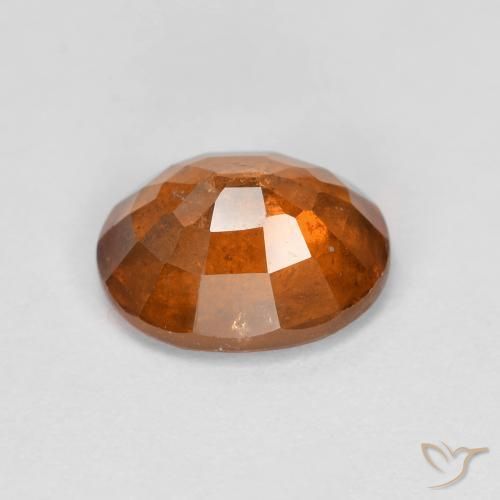 Granato hessonite Arancio Medio naturale da 2.25 ct, Ovale, VS