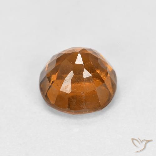 Granato hessonite Arancio Medio naturale da 1.09 ct, Rotondo, VS