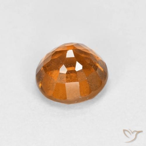 Granato hessonite Arancio Terra naturale da 1.03 ct, Rotondo, VS