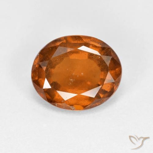 2.30ct Naturale Arancio medio-scuro Granato hessonite, Ovale, VS