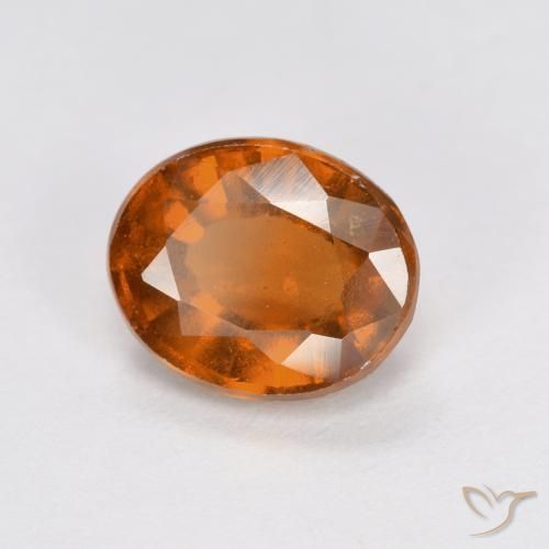 Granato hessonite Arancio medio-scuro naturale da 1.83 ct, Ovale, VS