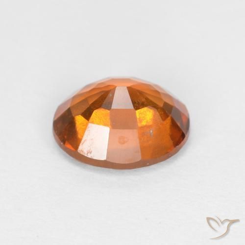 Granato hessonite Medium Dark-Orange naturale da 1.48 ct, Ovale, VS